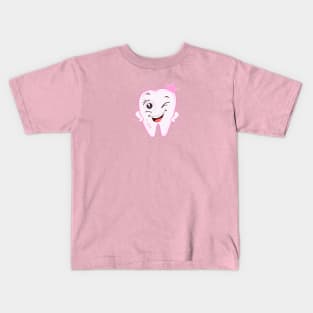 Baby first tooth for girl Kids T-Shirt